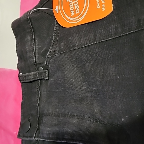 WONDER NATION  WOMEN'S  BLACK  DENIM SKIRT  XXL ( 18 ) . - Picture 4 of 9